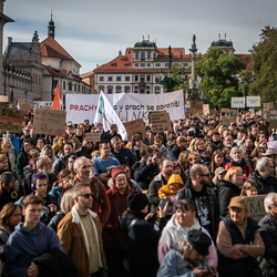 obrana MŽP demonstrace19. 10. 2025