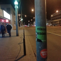 Stickering Brno Obrana MŽP 2026